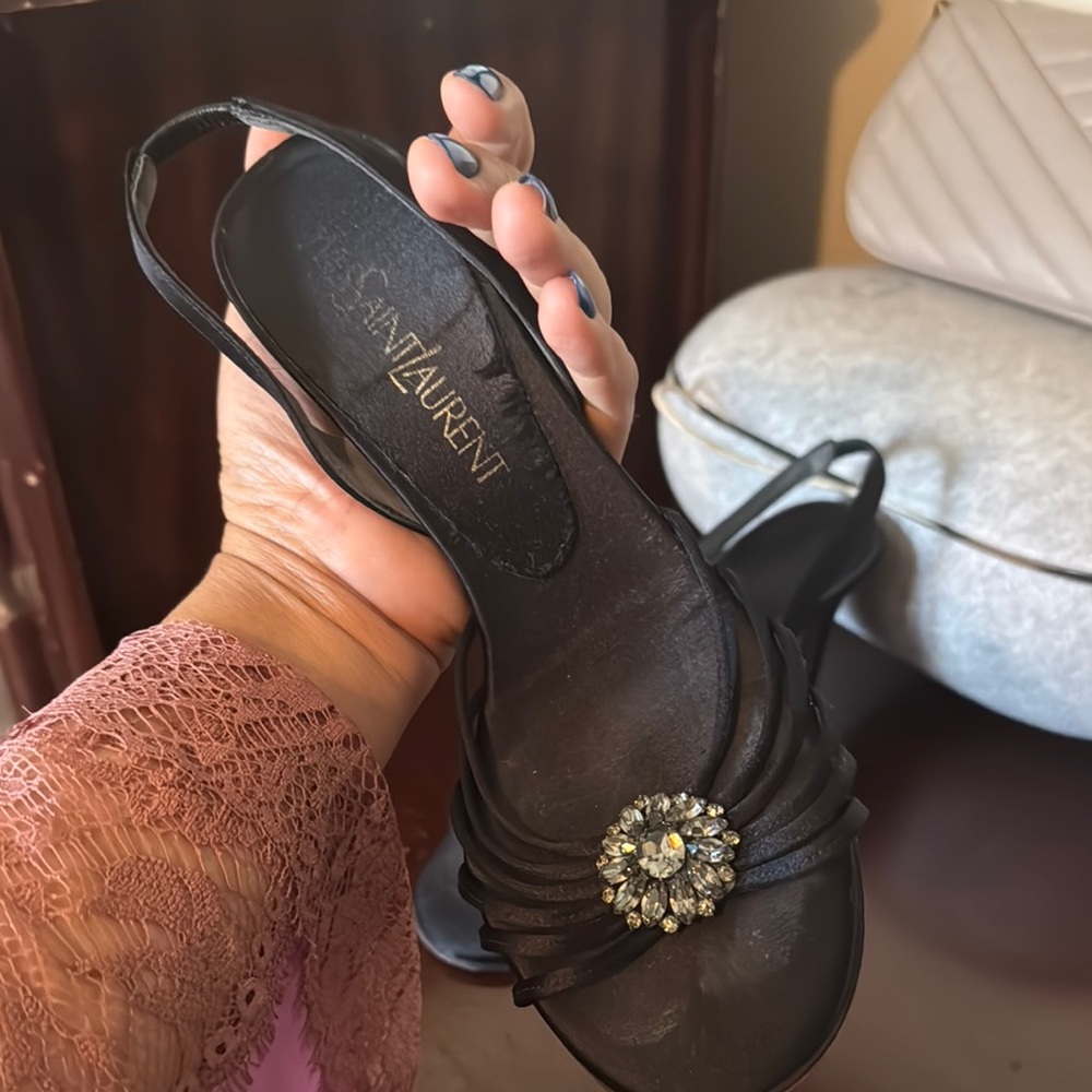 Saint Laurent Black Women's Shoes - Picture 2 of 4